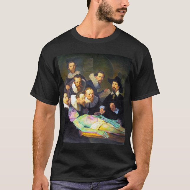 Camiseta Lección de anatomía de Alien Creativa Mentes de pi (Anverso)