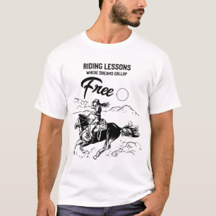 Camiseta Lección de equitación