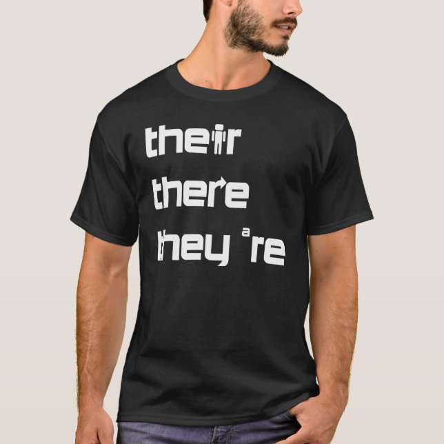 Camiseta Lección de gramática inglesa allí donde son profes (Anverso)