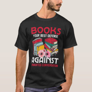 Camiseta Lección divertida de libros Lover Cita Libros Mejo