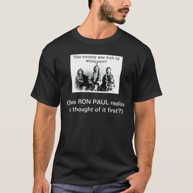 Camiseta Lección histórica para Ron Paul (Anverso)
