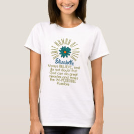 Camiseta Lección para las mujeres de la Biblia Elizabeth Ch