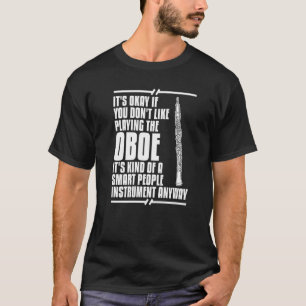 Camiseta Lección principiante del jugador de música de Oboe