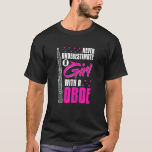 Camiseta Lección principiante del jugador de música de Oboe