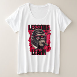 Camiseta Lecciones de Jefa Gorila Mujer