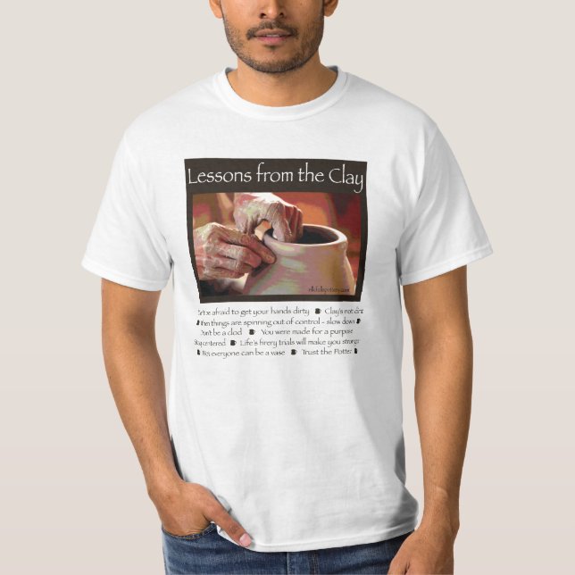 Camiseta Lecciones de la arcilla (Anverso)