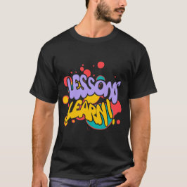 CAMISETA LECCIONES DE SALPICADURA DE PINTURA PARA HOMBRES A