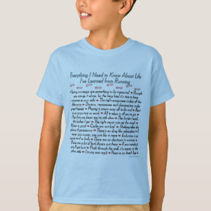 Camiseta Lecciones de vida en ejecución