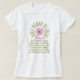 Camiseta Lecciones para las mujeres de la Biblia cristianas