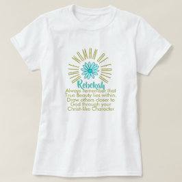 Camiseta Lecciones para las mujeres de la Biblia de Faith R
