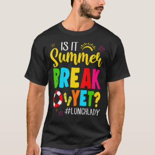 Camiseta Lechadora Es Verano Romper El Último Día De Scho