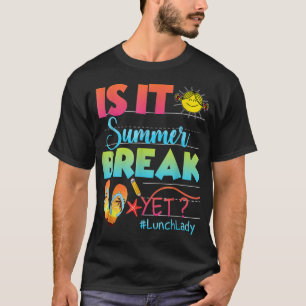 Camiseta Lechadora Es Verano Romper El Último Día De Scho