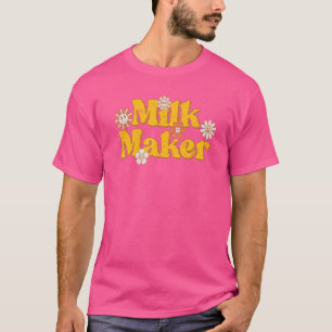 Camiseta Lechadora Retro Lactancia Hombres Mujeres