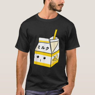 Camiseta Leche bananera suave Kawaii Anime japonés Fan G