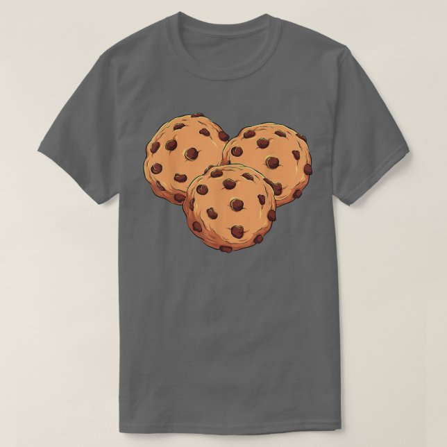 Camiseta Leche Cookie Halloween Costume Parejas Coincidente (Diseño del anverso)