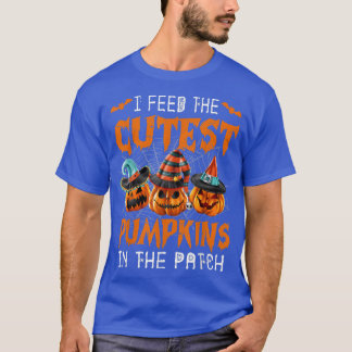 Camiseta Leche Dama De Almuerzo Yo Alimento Las Calabazas M