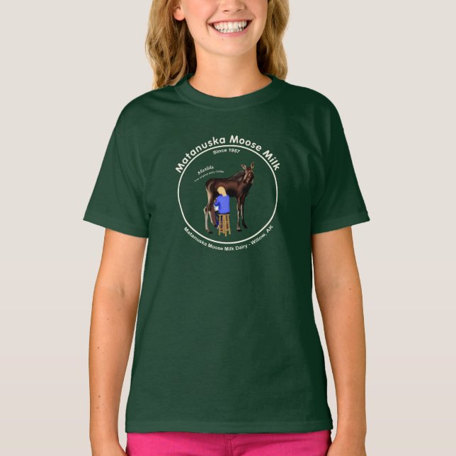 Camiseta Leche de alce de Matanuska (Anverso)