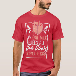 Camiseta Leche de avena sin vegeta de planta orgánica veget