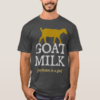 Camiseta Leche de cabra Perfección lechera granjero leche c