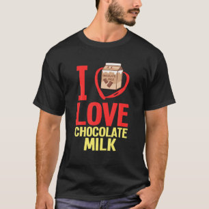 Camiseta Leche de chocolate Choco Milkshake Shake Drink