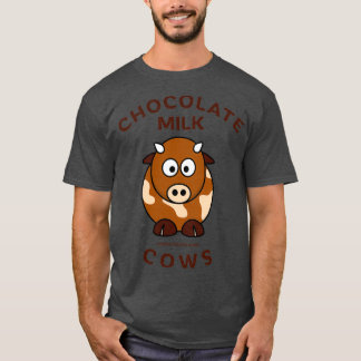 Camiseta Leche de chocolate viene de vacas marrones