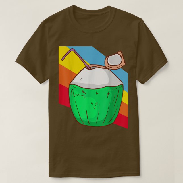Camiseta Leche de coco Nuta Comida Vegetariana (Diseño del anverso)