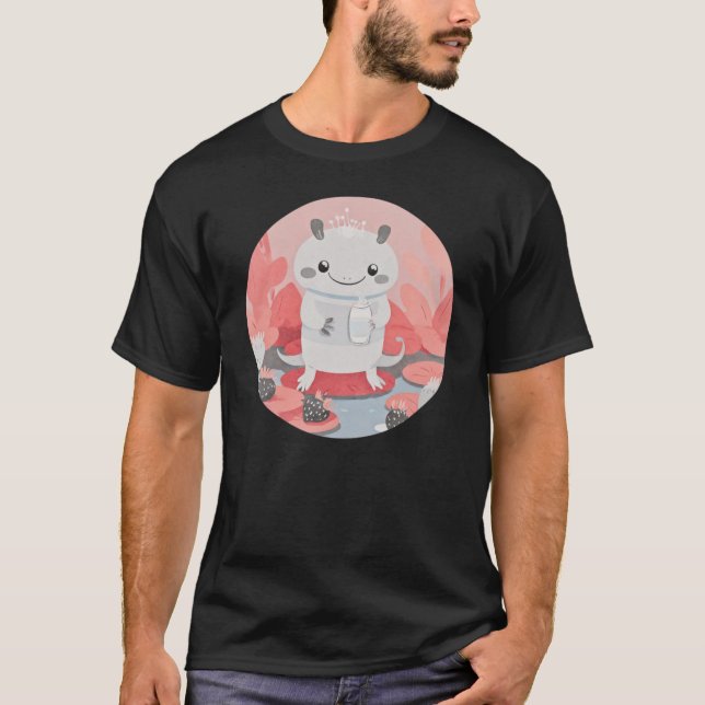 Camiseta Leche de consumo de Axolotl (Anverso)
