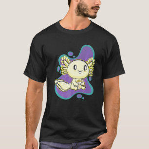 Camiseta Leche de plátano Axolotl Ambystoma Mexicanum Pez c