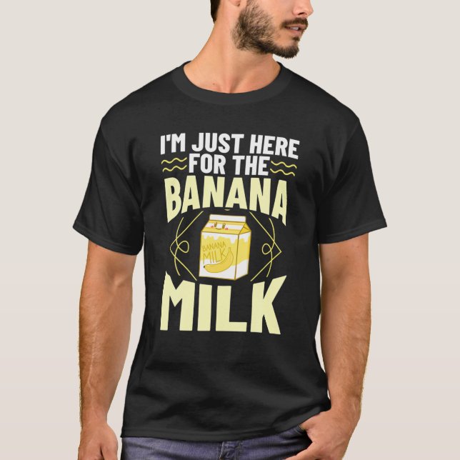 Camiseta Leche de plátano batido chocolate coreano con sabo (Anverso)