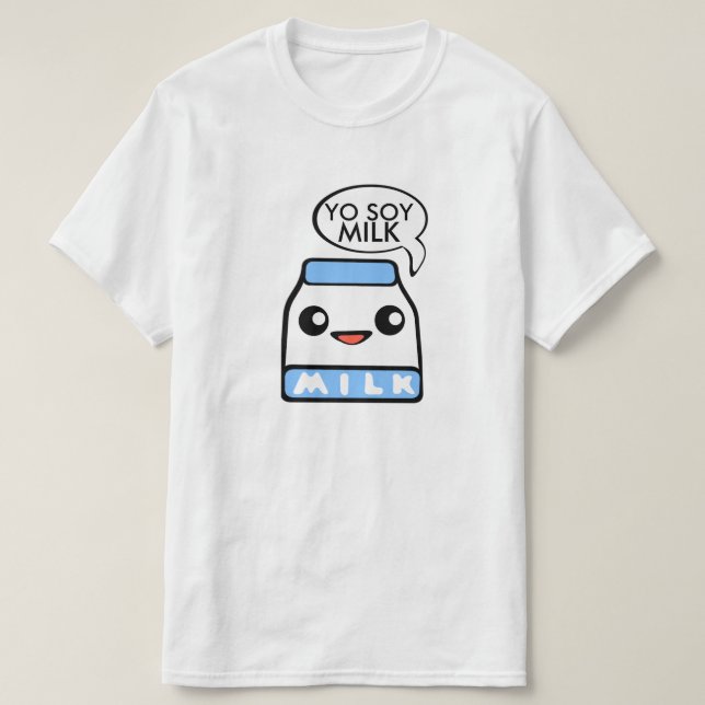 Camiseta Leche de soja de Yo (Diseño del anverso)