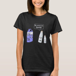 Camiseta Leche De Soja Debe Ser Productor Español De Ganade