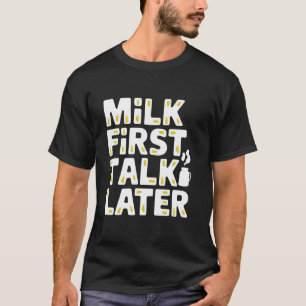 Camiseta Leche de vacas Lácteos Vida de la agricultura rura
