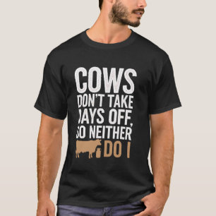 Camiseta Leche de vacas Lácteos Vida de la agricultura rura