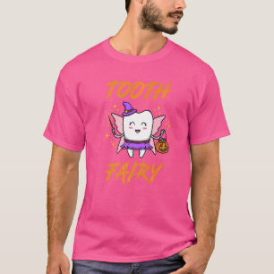 Camiseta Leche dental con traje de halloween