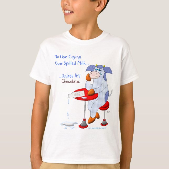 Camiseta Leche derramada (Anverso)