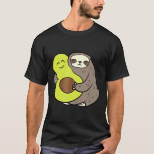 Camiseta Leche divertida con aguacate Vegan Cute Slote agua