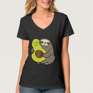 Camiseta Leche divertida con aguacate Vegan Cute Slote agua