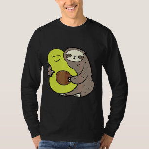 Camiseta Leche divertida con aguacate Vegan Cute Slote agua