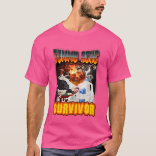Camiseta leche divertida Tummy Ache Survivor Lactosa Intole