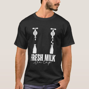 Camiseta Leche Fresca En La Leche Materna Por Primera Vez, 