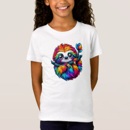 Camiseta Leche helada en túnicas arcoiris