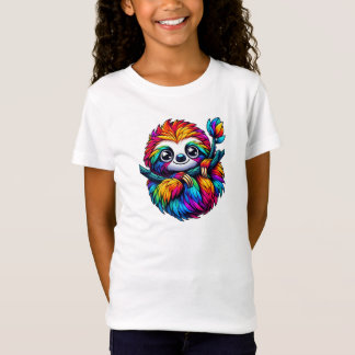 Camiseta Leche helada en túnicas arcoiris