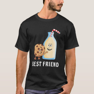Camiseta Leche Keks Mejor Amigo Biscuit Milk Amigos