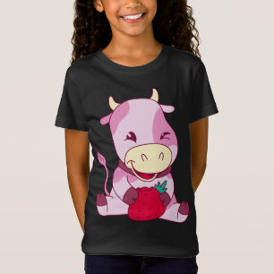 Camiseta Leche Leche Leche Ama Fresas Fa Ganadera