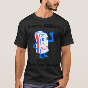 Camiseta Leche Lover Funny Food Cute