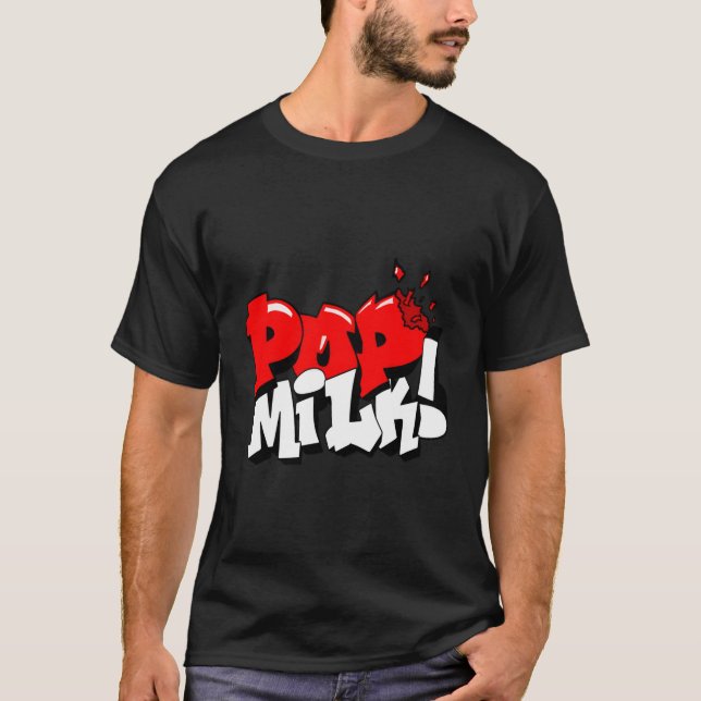 Camiseta ¡Leche pop! (Anverso)