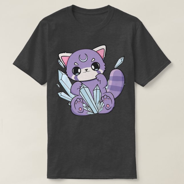 Camiseta Leche rosa Decora Kei Red Panda Otaku Anime Nugoth (Diseño del anverso)