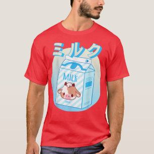 Camiseta Leche sacudida personalizado pastel Japón retro 90