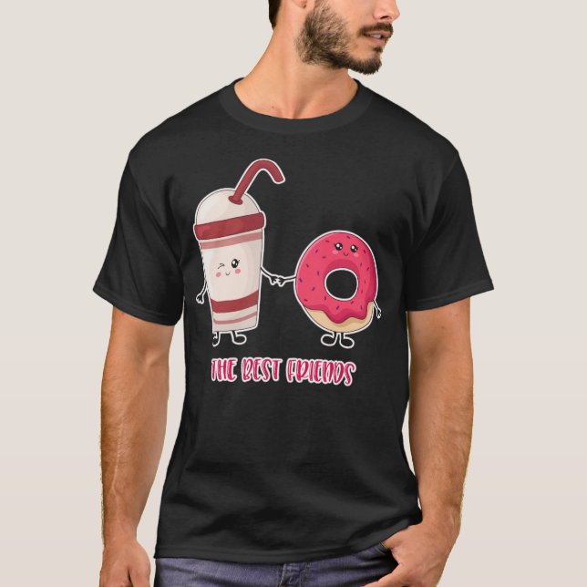 Camiseta Leche Shake y Donut cumpleaños de pirata de cumple (Anverso)