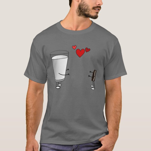 Camiseta Leche y galletas (Anverso)